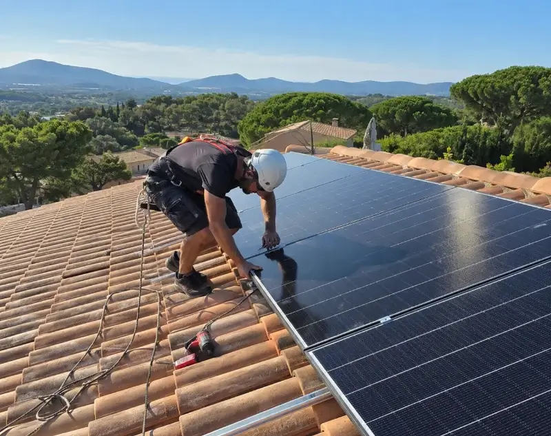 Installateur panneaux solaires Sathonay-Village — pose photovoltaïque sur toiture