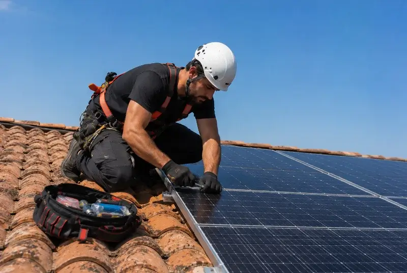 Maintenance et monitoring de panneaux solaires à Sathonay-Village