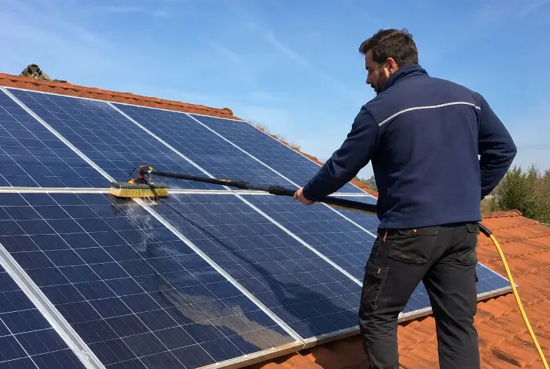Nettoyage et entretien de panneaux solaires à Sathonay-Village
